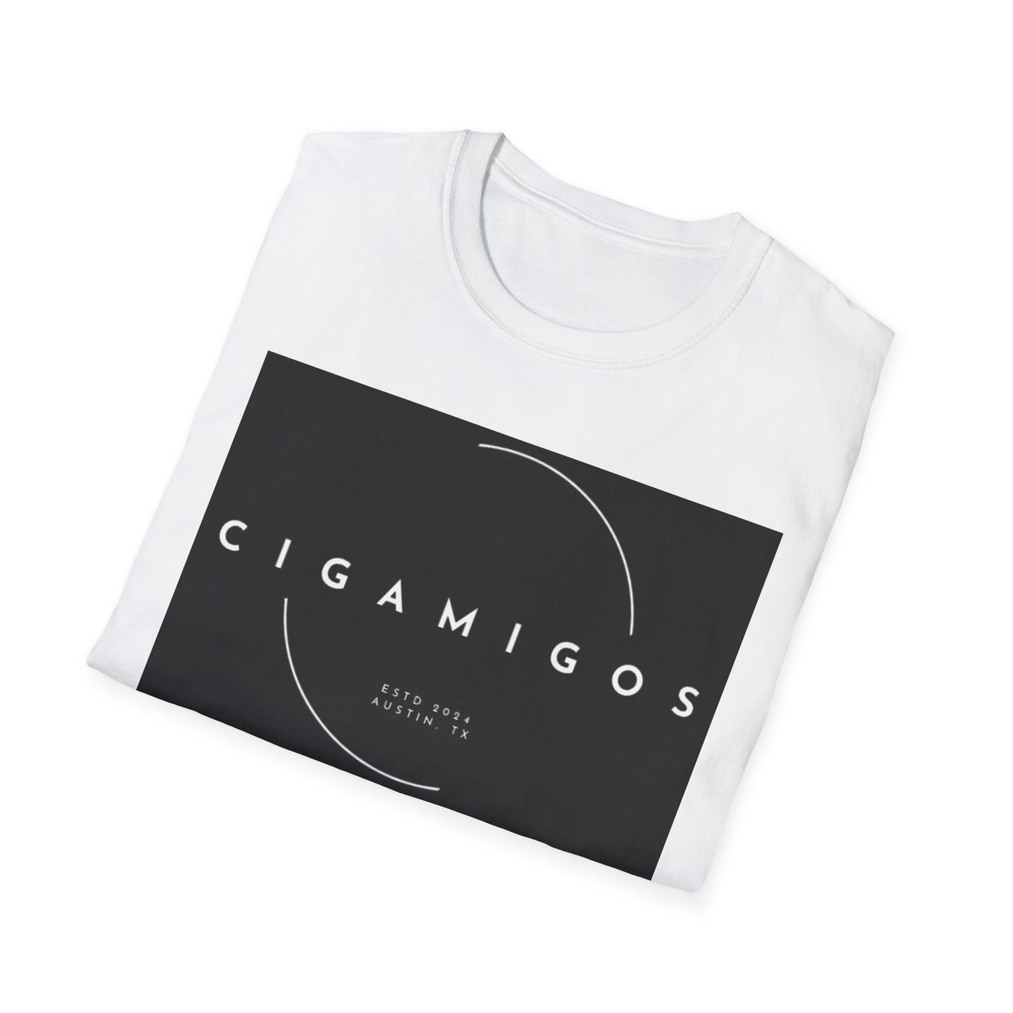Cigamigos Unisex Softstyle T-Shirt | Casual Wear, Gift for Friends, Stylish Tee, Everyday Comfort, Statement Apparel