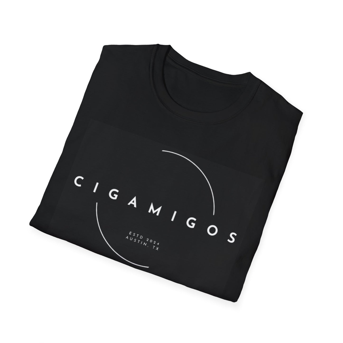 Cigamigos Unisex Softstyle T-Shirt | Casual Wear, Gift for Friends, Stylish Tee, Everyday Comfort, Statement Apparel