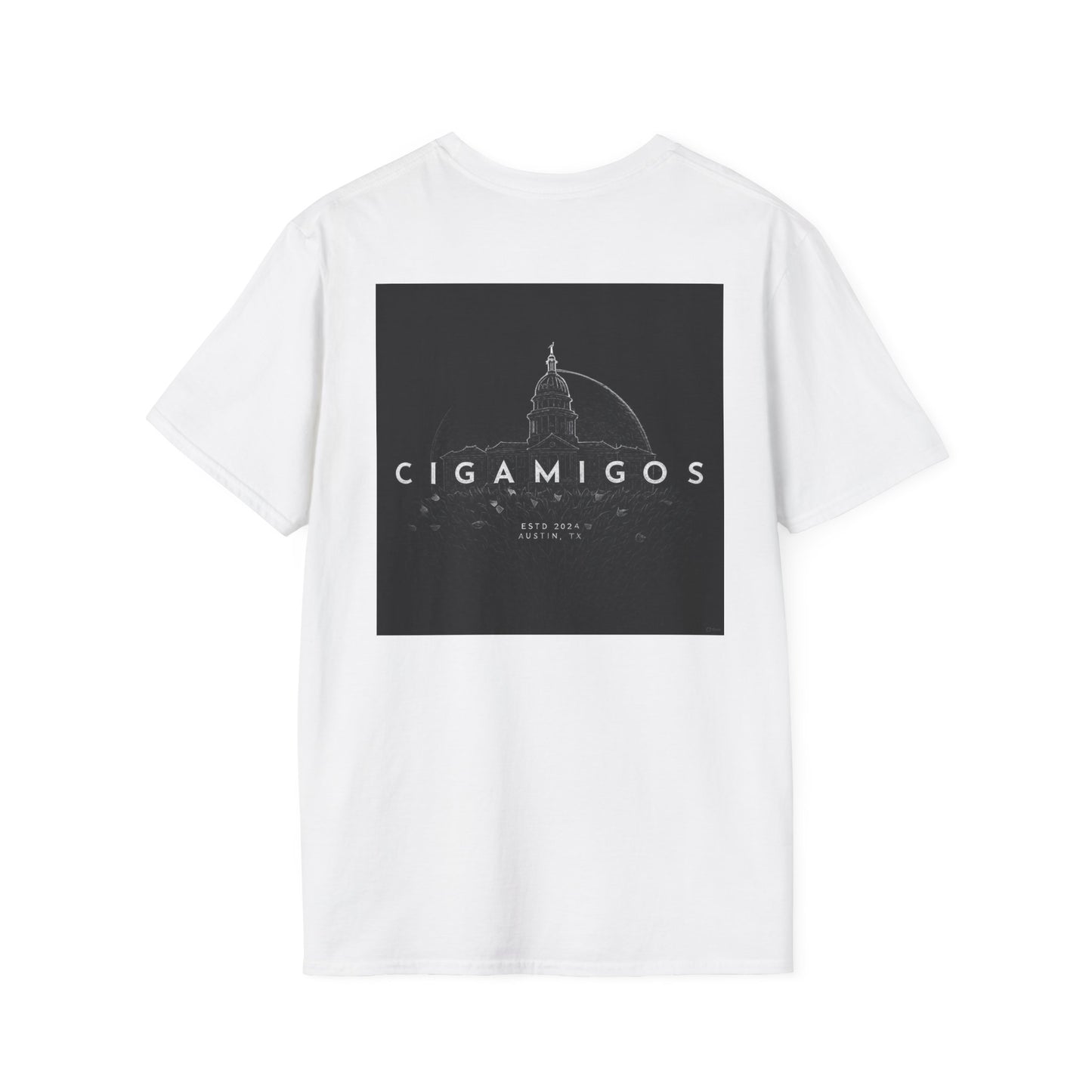 Cigamigos Unisex Softstyle T-Shirt | Casual Wear, Gift for Friends, Stylish Tee, Everyday Comfort, Statement Apparel