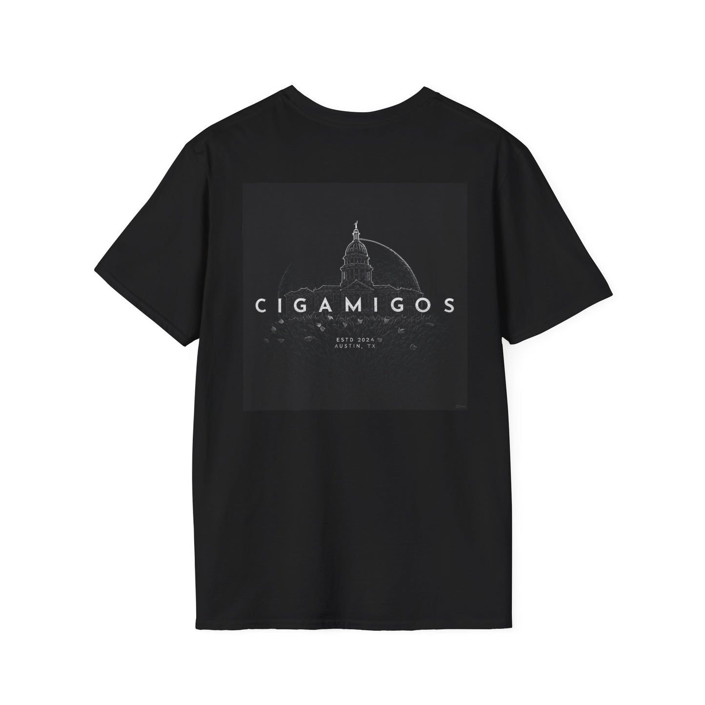 Cigamigos Unisex Softstyle T-Shirt | Casual Wear, Gift for Friends, Stylish Tee, Everyday Comfort, Statement Apparel