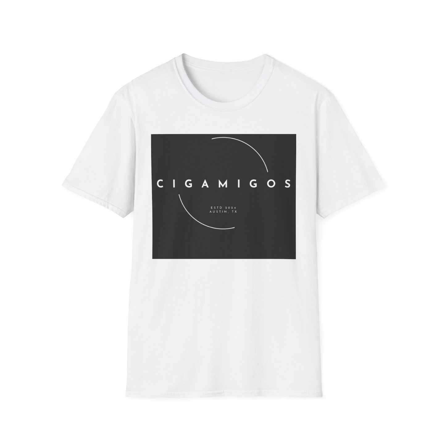 Cigamigos Unisex Softstyle T-Shirt | Casual Wear, Gift for Friends, Stylish Tee, Everyday Comfort, Statement Apparel